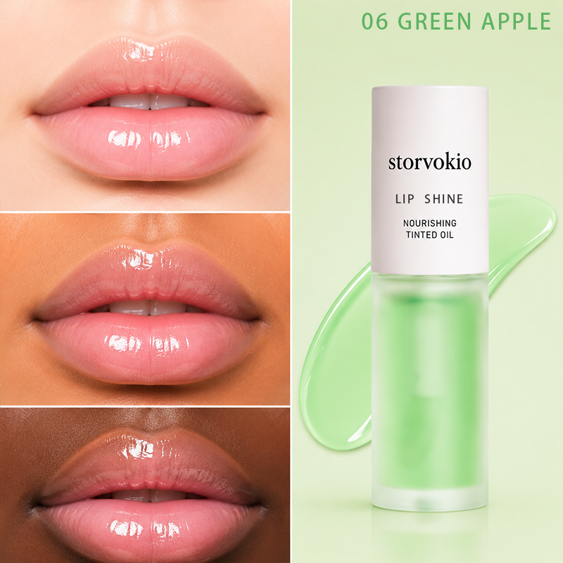 Last Day Buy 1 Get 1 Free ✨ storvokio Apple Lip Oil |Glossy Lip Stain, Tinting & Long Lasting