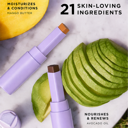 💜 2-in-1 Hydrating Concealer & Contour Stick ✨ Creamy Blendable Coverage for a Flawless Natural Look