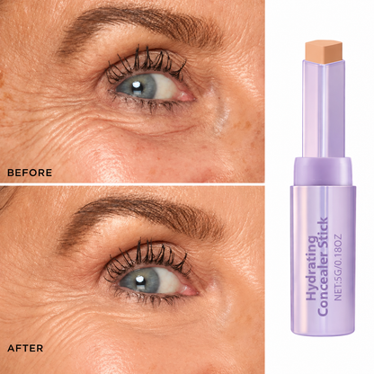 💜 2-in-1 Hydrating Concealer & Contour Stick ✨ Creamy Blendable Coverage for a Flawless Natural Look