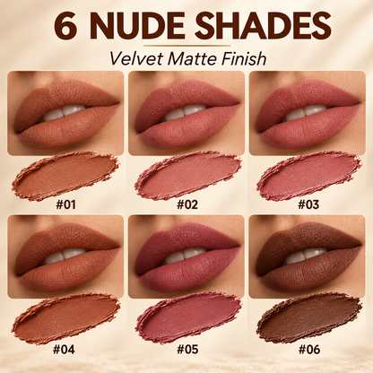Matte Brown Lipstick, Suitable for All Skin Types