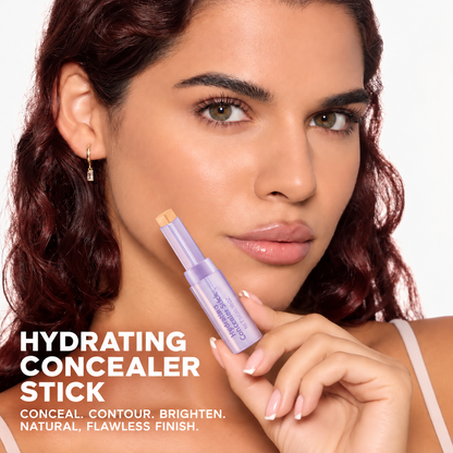 💜 2-in-1 Hydrating Concealer & Contour Stick ✨ Creamy Blendable Coverage for a Flawless Natural Look