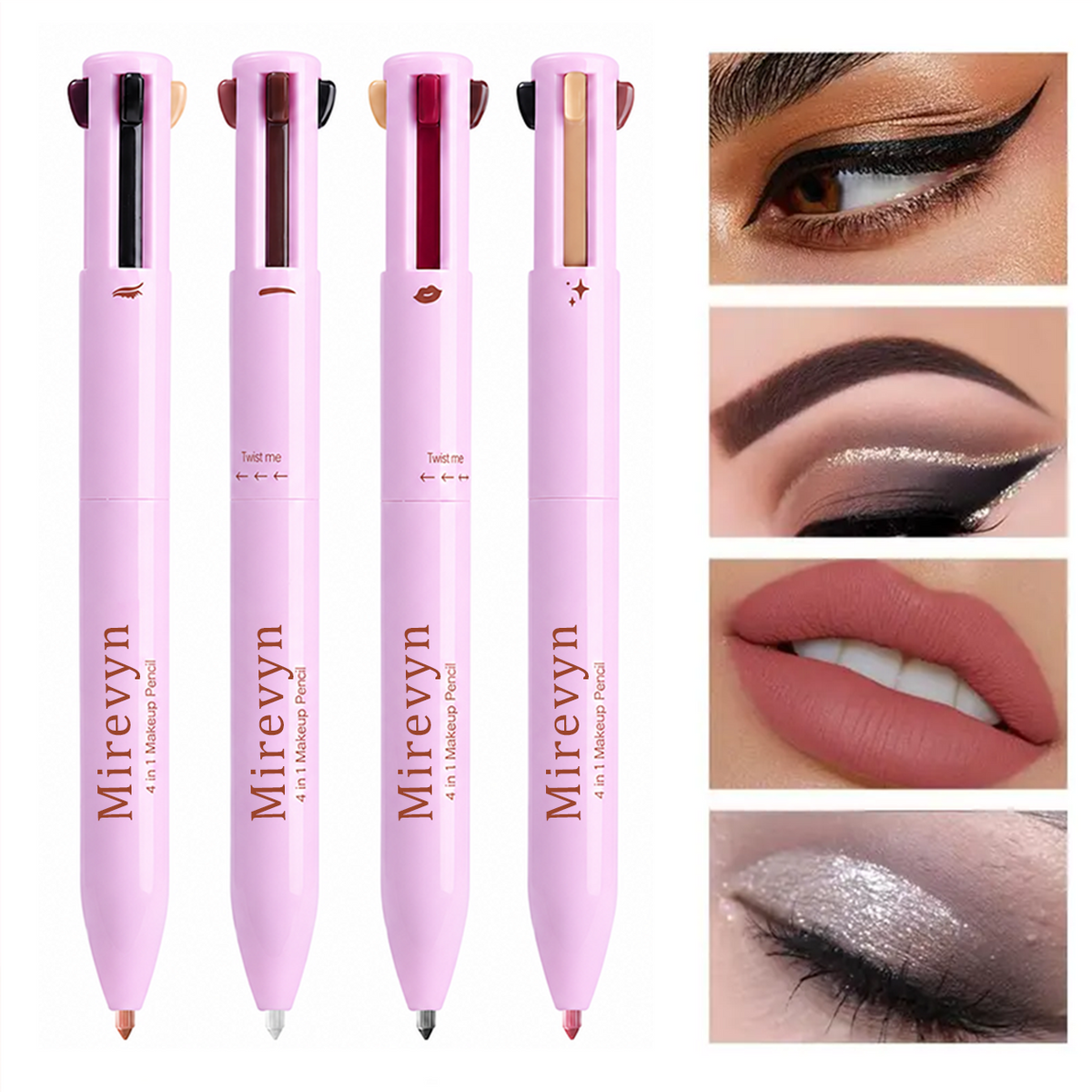 Last Day Buy 1 Get 1 Free ✨ Mirevyn 4-IN-1 Makeup Pen