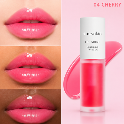 Last Day Buy 1 Get 1 Free ✨ storvokio Apple Lip Oil |Glossy Lip Stain, Tinting & Long Lasting