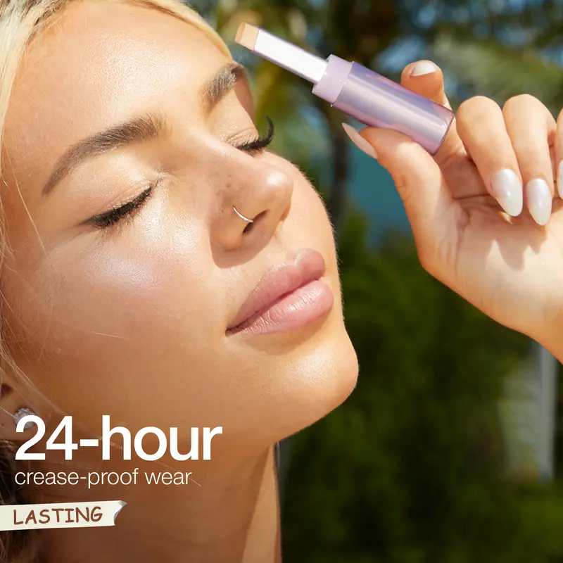 💜 2-in-1 Hydrating Concealer & Contour Stick ✨ Creamy Blendable Coverage for a Flawless Natural Look